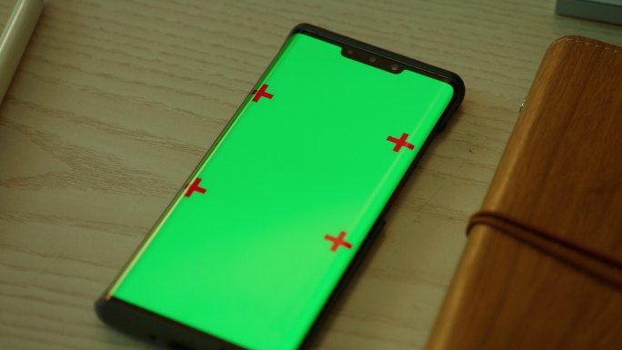 实拍绿幕抠图操作手机