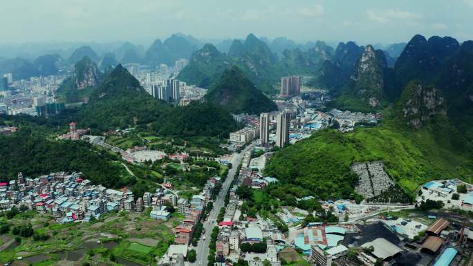 航拍中国现代城乡建设面貌