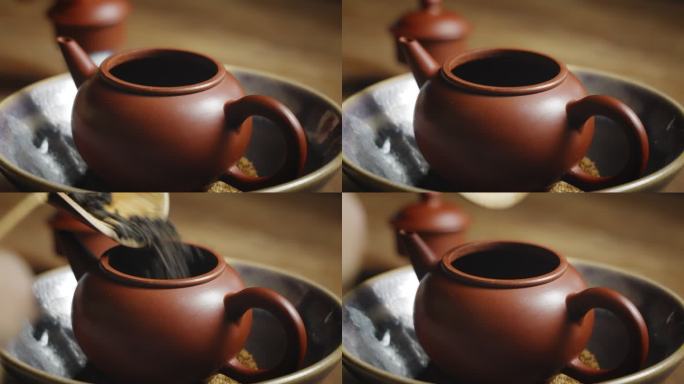 【正版素材】紫砂壶泡茶工夫茶2828