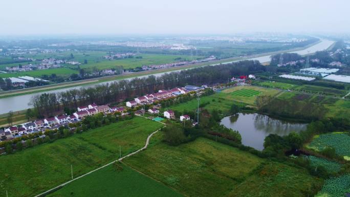 19南京盘城街道马汊河乡村风光