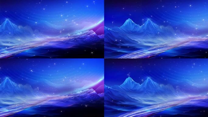 唯美抒情粒子AE模板