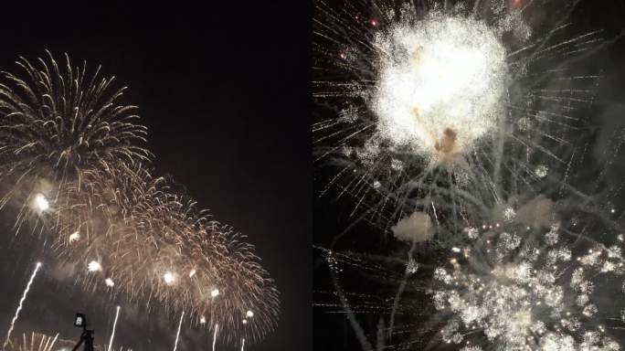 马尾烟花拍摄+航拍