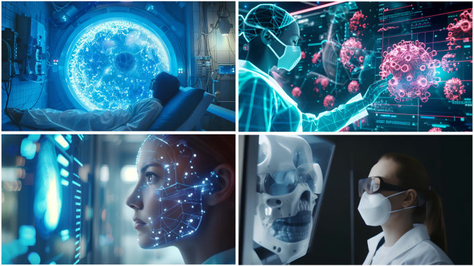 医疗片头 医疗科技大健康生物医药医学ai