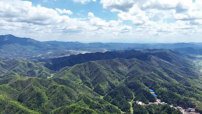 群山航拍模板