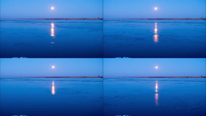 月落松花江，江面跑冰排