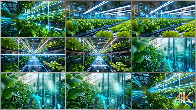 数字化乡村振兴 智慧农场 现代化无土栽培