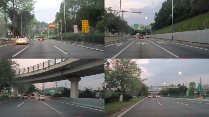 车流交通马路堵车都市城市生活夜晚夜景城市