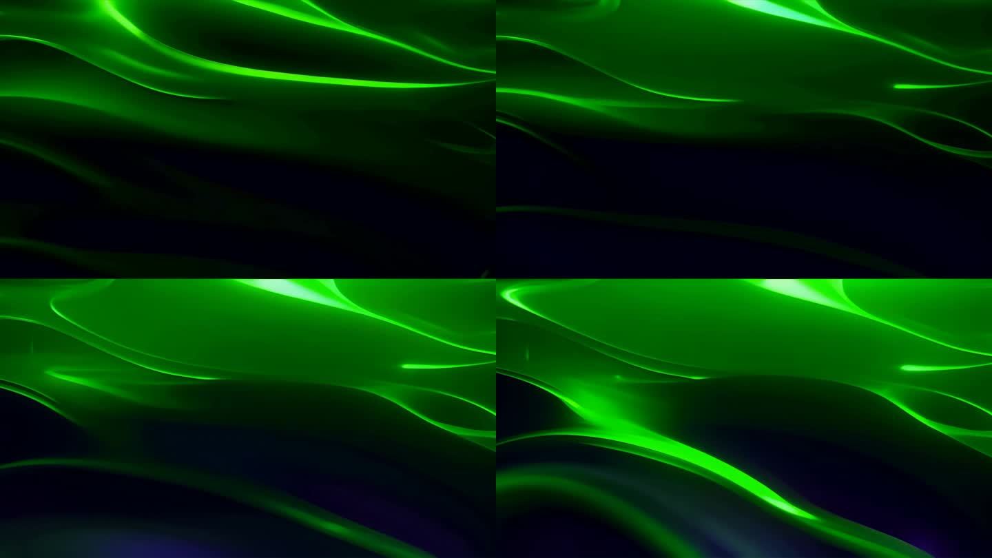 绿色光效4k背景素材