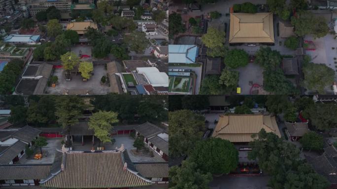 航拍广州光孝寺