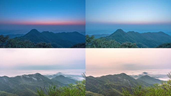 益阳赫山碧云峰云海日出