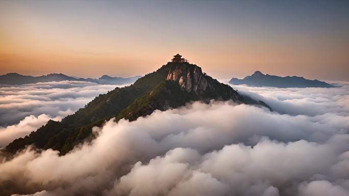 泰山云海延时