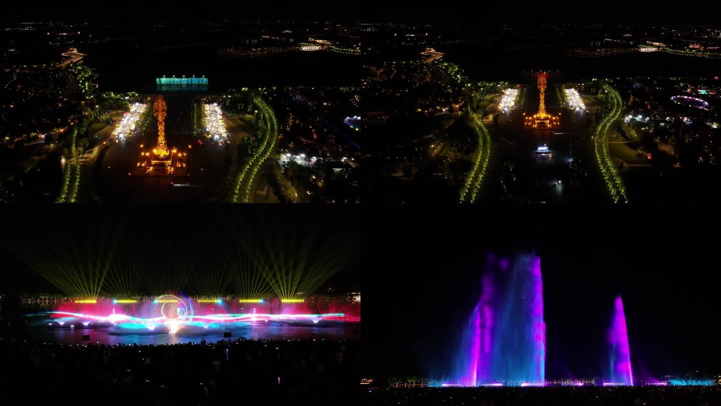 唐山南湖灯光音乐喷泉