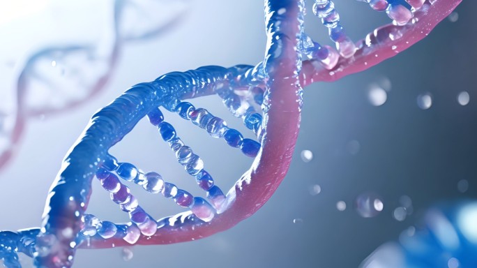 DNA基因检测和疾病检测筛查概念素材