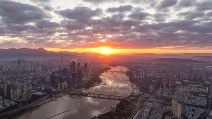 【4K】福州地标建筑大气延时 宣传片