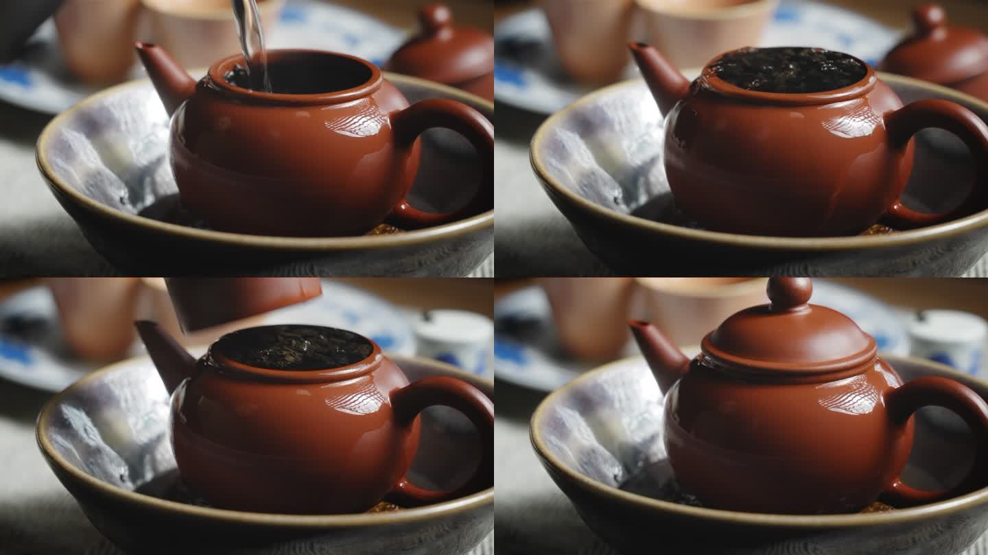 【正版素材】紫砂壶泡茶工夫茶2831