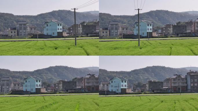 台州温岭城南田园风光航拍