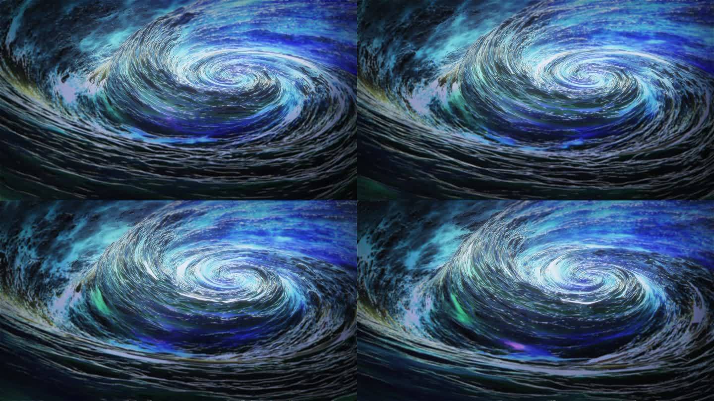 流动星空 星云 星系 水流 漩涡
