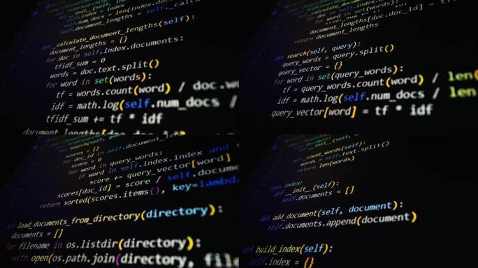 【正版素材】代码运算编程网络安全2815