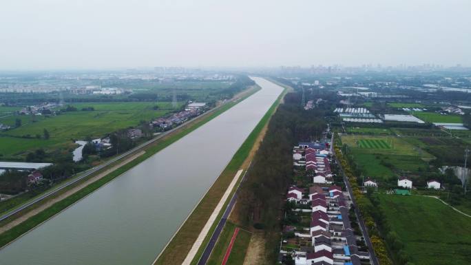 30南京盘城街道马汊河航拍