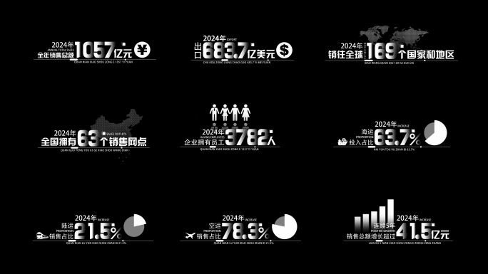 4k简洁数字数据