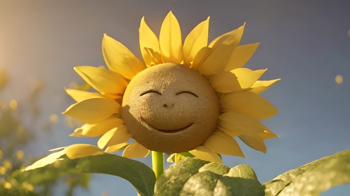 儿童 健康 成长 童年 微笑的向日葵