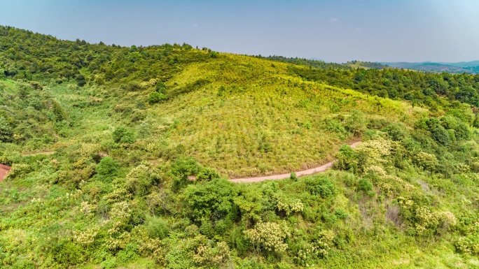 衡阳水口山矿区开采恢复航拍