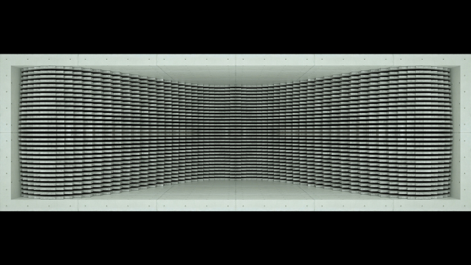 【裸眼3D】艺术概念工业空间方体矩阵波形