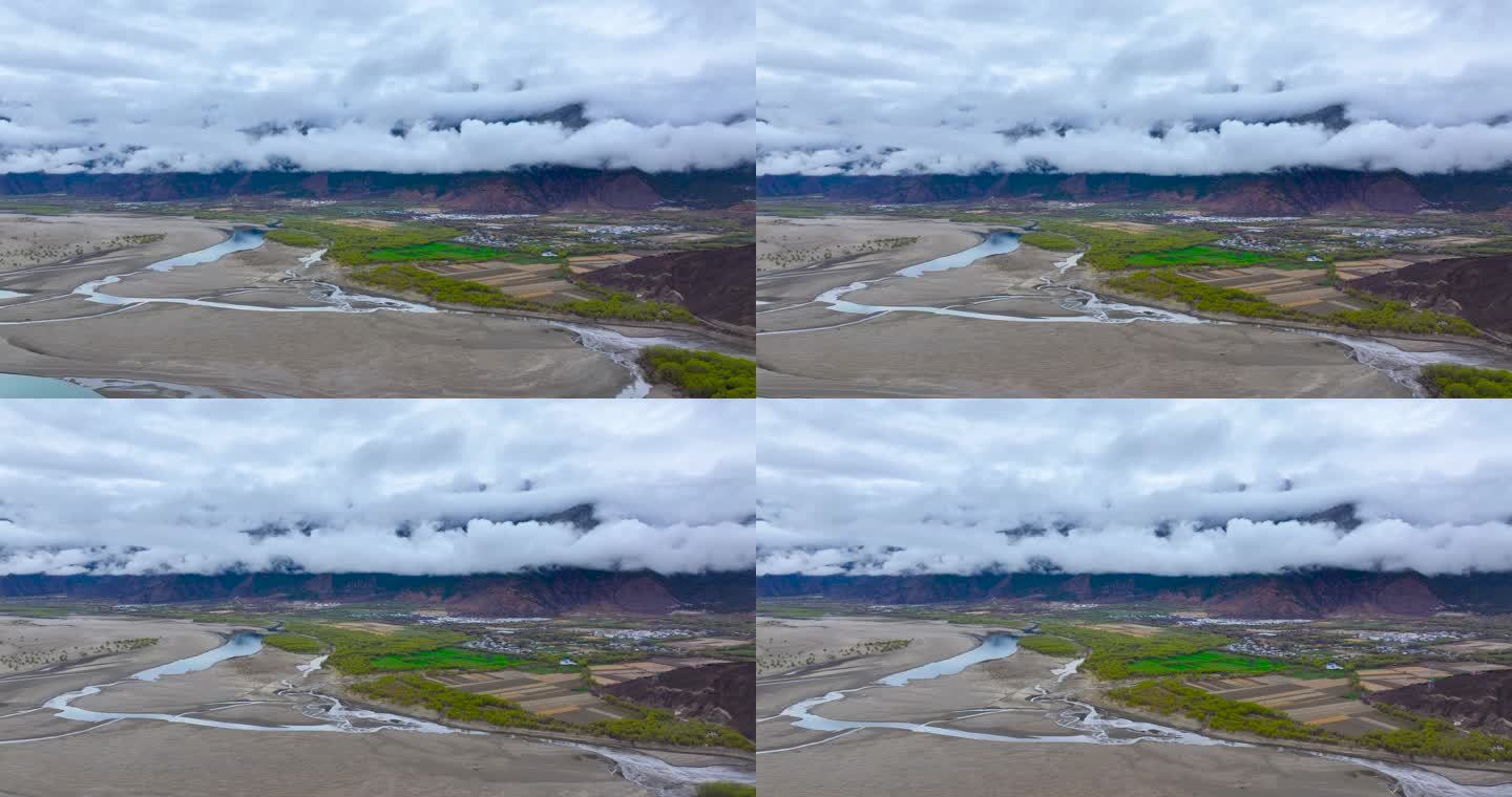 4K航拍西藏雅尼国家湿地公园3