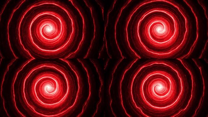 红色螺旋粒子背景
