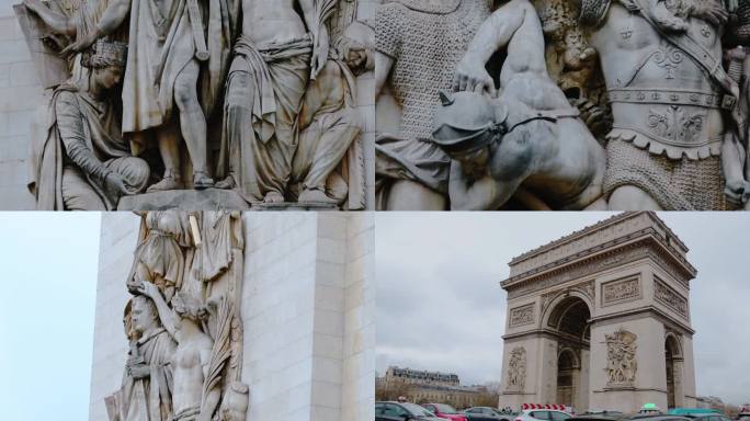 法国巴黎凯旋门浮雕