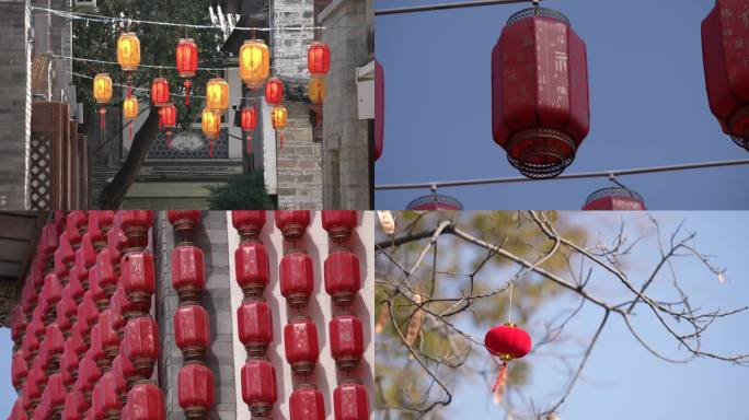 灯笼素材喜庆春节红灯笼黄灯笼