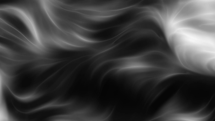 抽象黑白线条流动流体