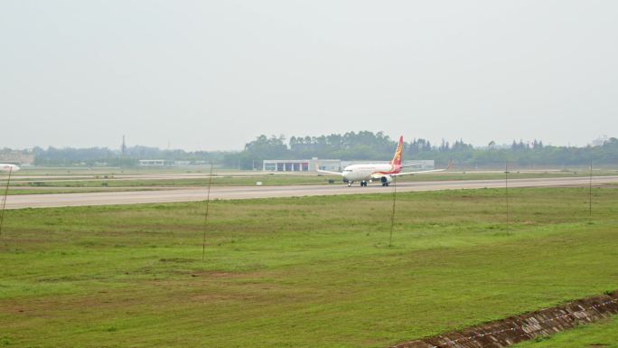 飞机起飞海南航空