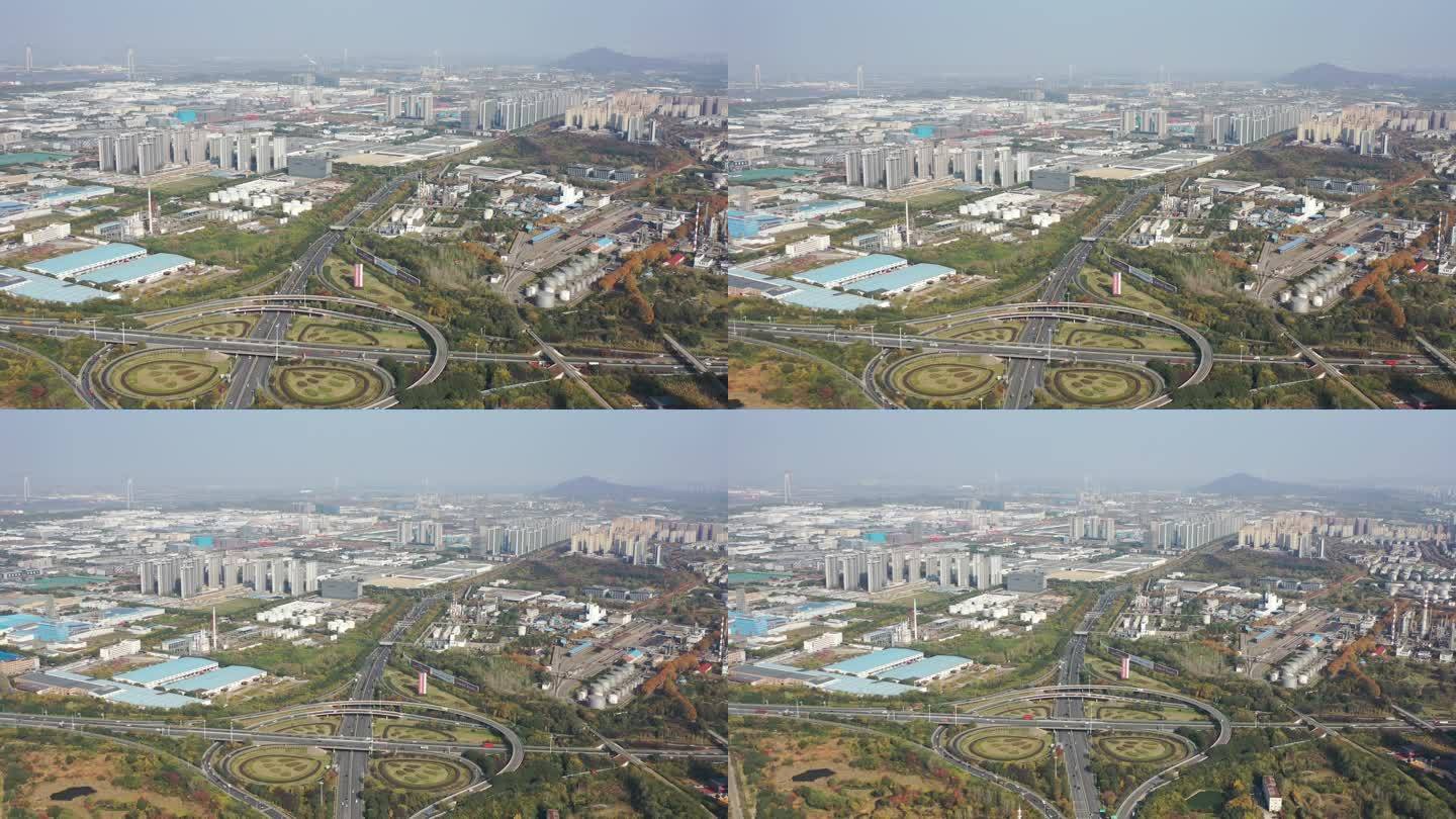 4K-log-航拍南京经济技术开发区