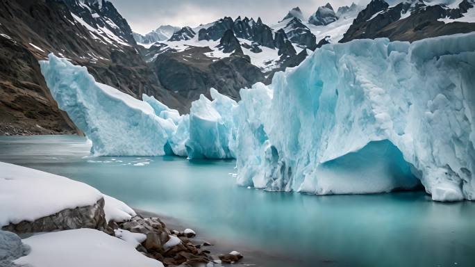 阿根廷佩里托莫雷诺冰川崩裂