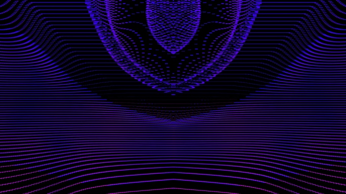 【4K时尚背景】紫色光线神秘曲面光点暖场