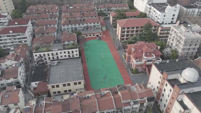 4K-Log-航拍上海位育初级中学