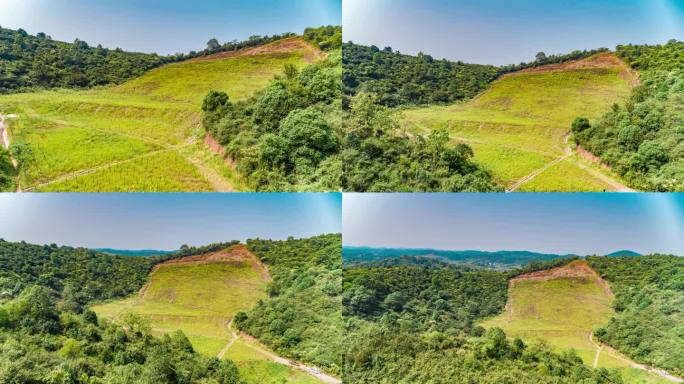 衡阳水口山矿区开采恢复航拍2