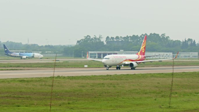 飞机起飞海南航空