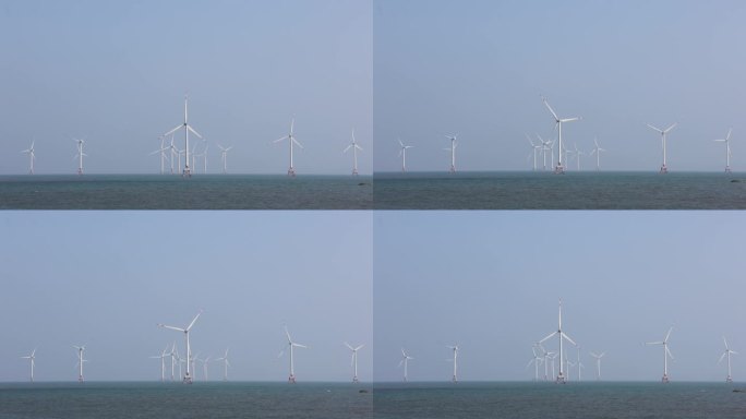 中国广东珠海桂山海上风电场风车