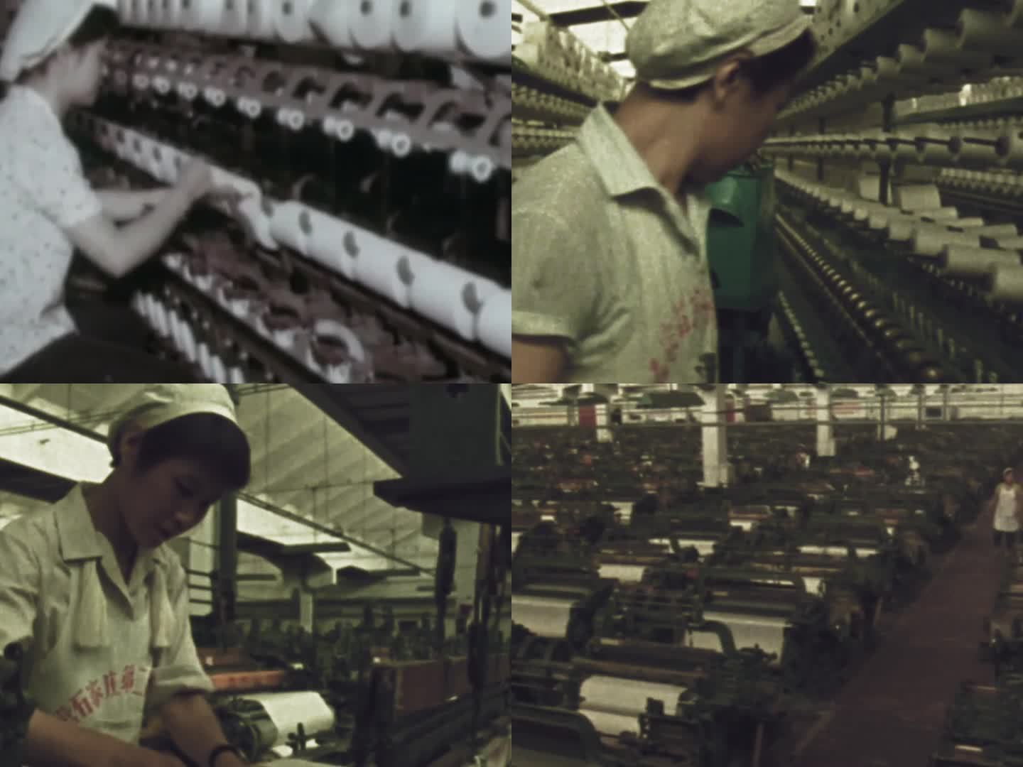 工厂纺织 工人 5060年代