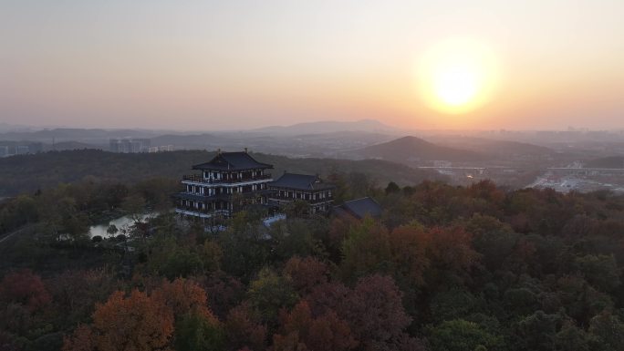 4K-log-航拍南京栖霞山