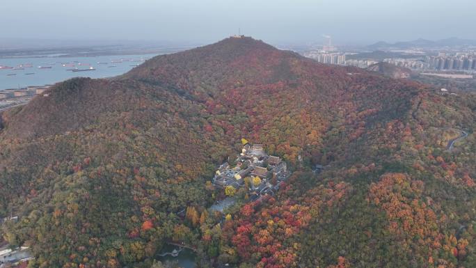 4K-log-航拍南京栖霞山