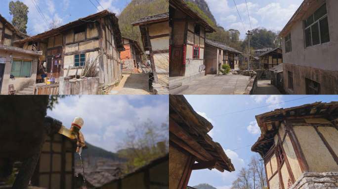 贵州乡村古村寨老房子人文纪实摄影视频素材
