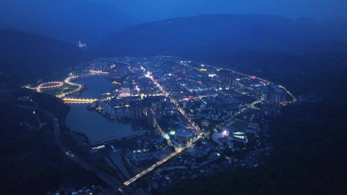 四川雅安天全夜景