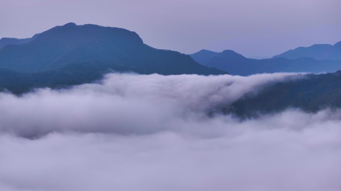 秦岭山脉云海日出