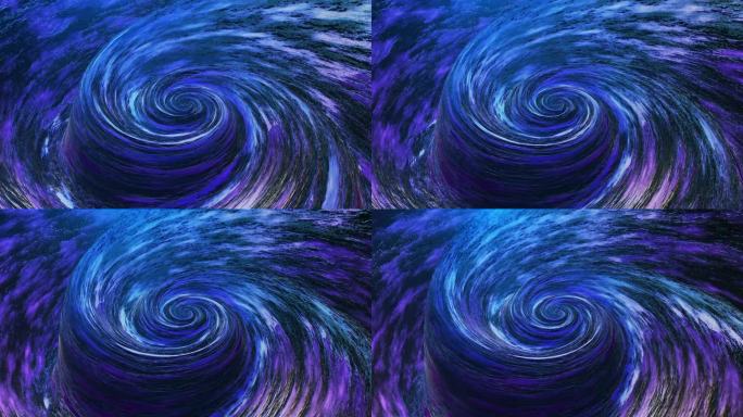 旋涡螺旋线条海洋视频素材