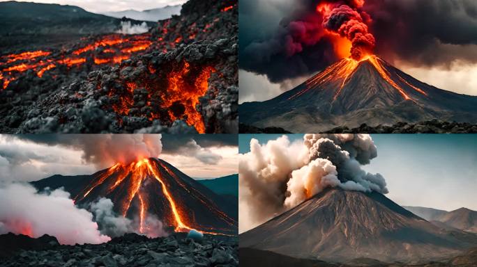 火山熔岩熔浆