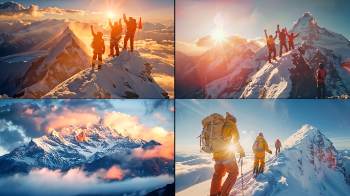 登山行者 探险 登山征服