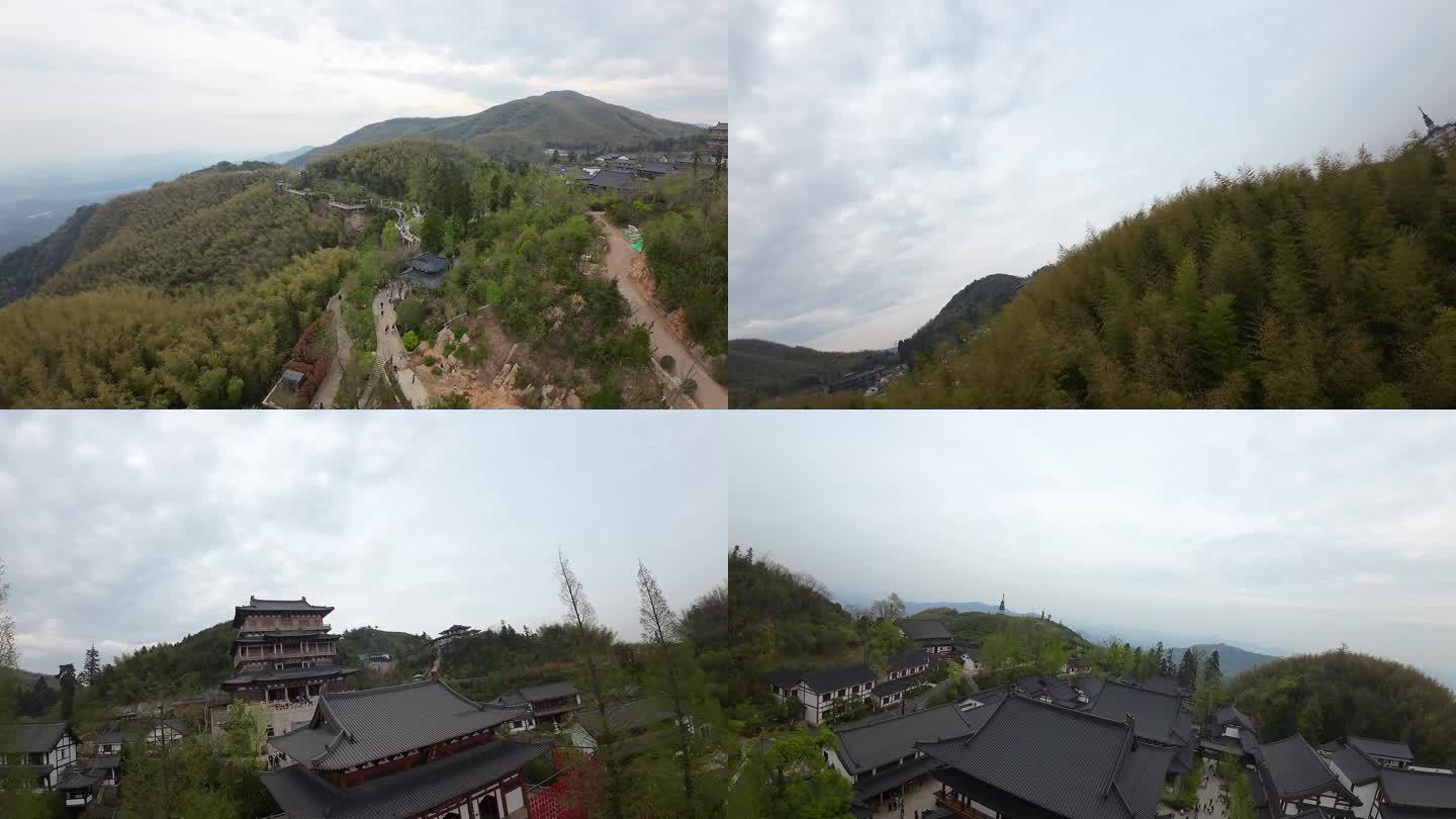 穿越机 一镜到底 杭州 余杭 径山寺 1